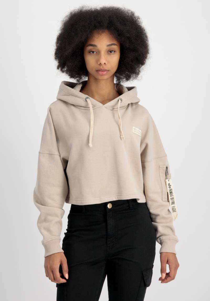 Alpha Industries Hoodie »Alpha Industries Women - Hoodies Organics Cropped OS Hoodie Wmn« von Alpha Industries