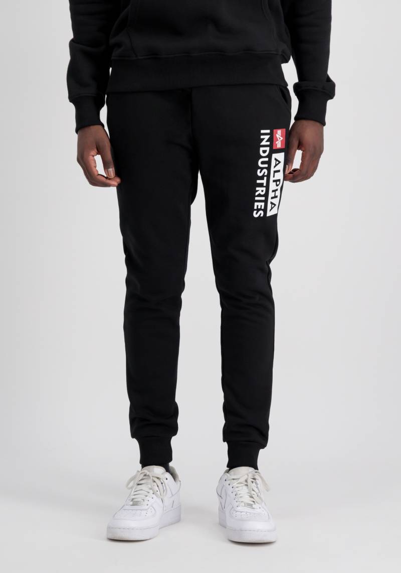 Alpha Industries Jogginghose »Alpha Industries Men - Jogger Alpha Block-Logo Jogger« von Alpha Industries