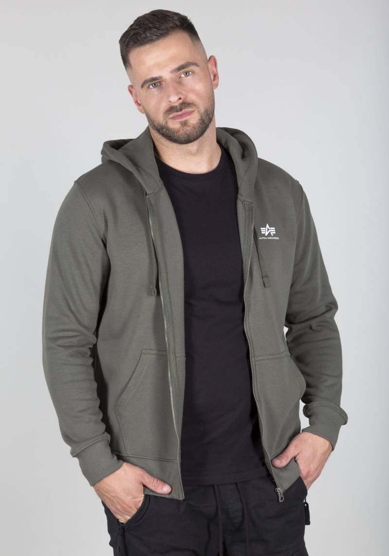 Alpha Industries Kapuzensweatjacke »Basic Zip Hoody SL« von Alpha Industries