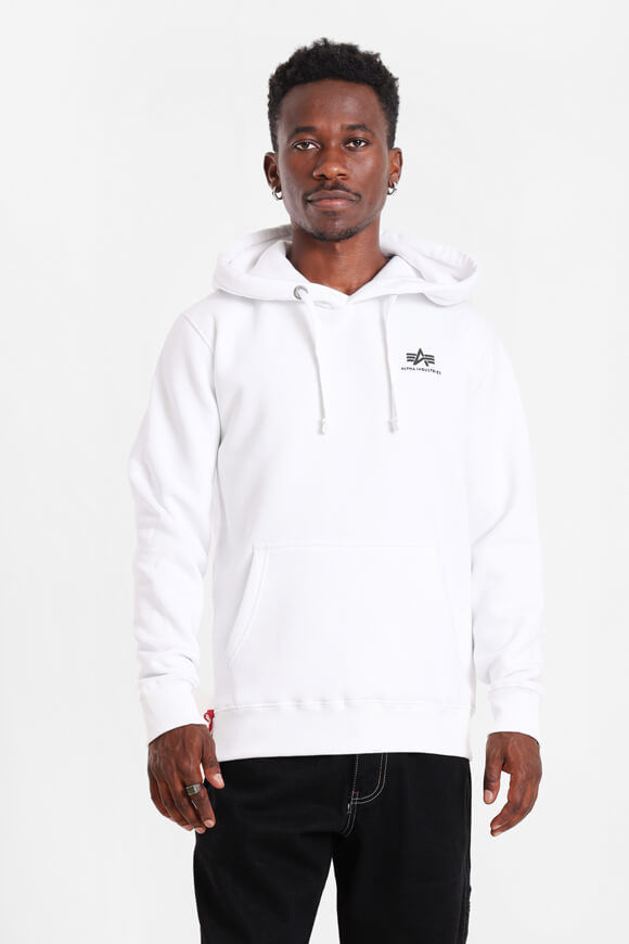 Alpha Industries Kapuzensweatshirt | White | Herren  | L von Alpha Industries