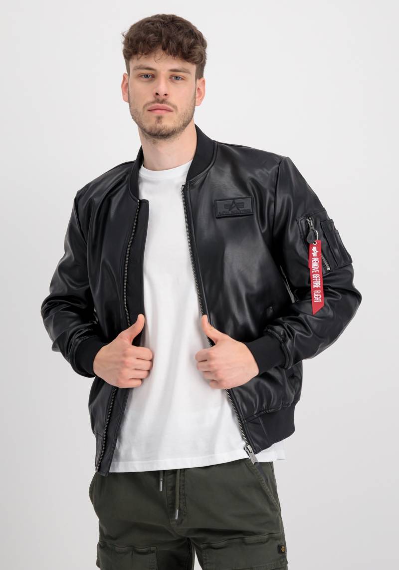 Alpha Industries Lederjacke »Alpha Industries Men - Bomber Jackets MA-1 VF Vegan Leather« von Alpha Industries