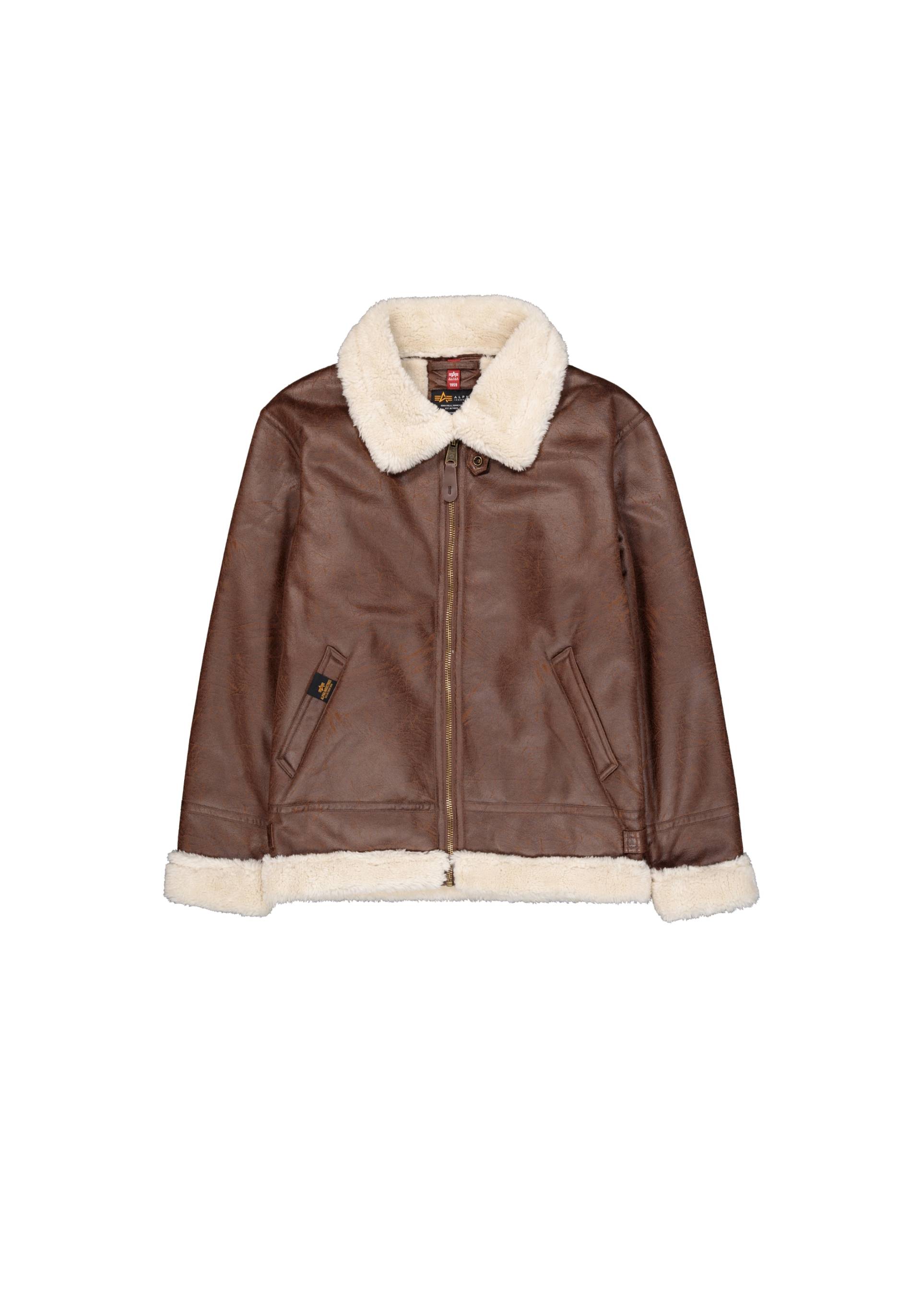 Alpha Industries Lederjacke »Alpha Industries Men - Bomber Jackets B-3 Faux Leather« von Alpha Industries