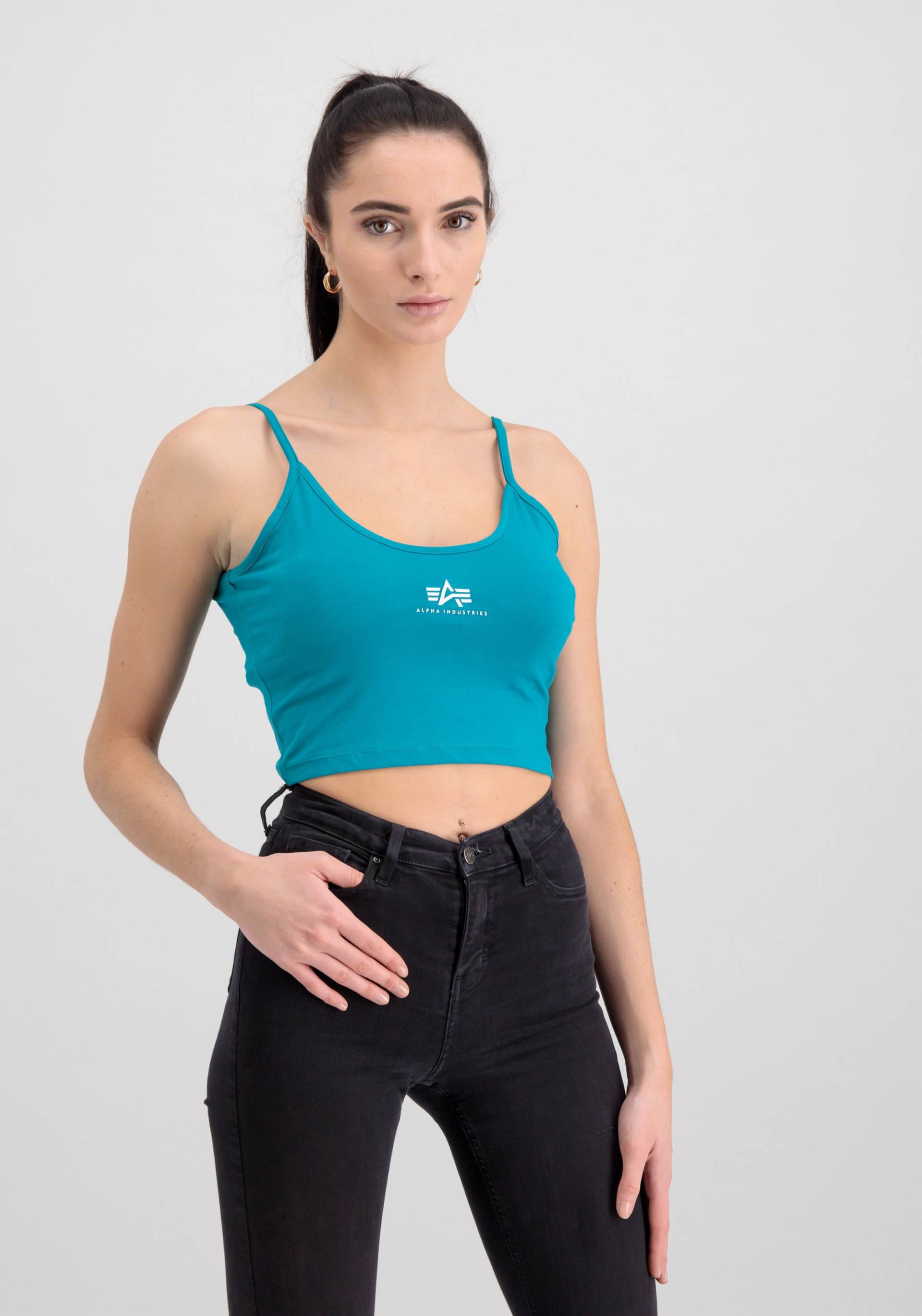 Alpha Industries Muscleshirt »Alpha Industries Women - Tanks Basic Crop-Top SL Women« von Alpha Industries