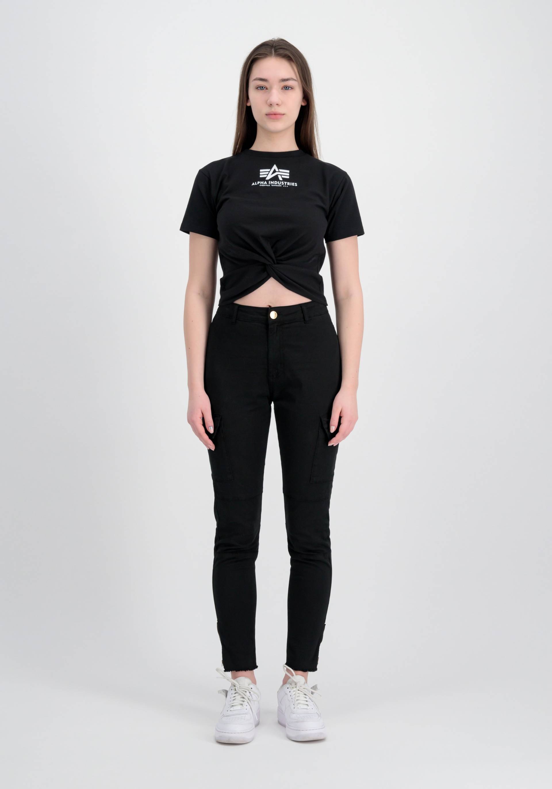 Alpha Industries Muscleshirt »Alpha Industries Women - T-Shirts Knotted Crop T-Shirt Women« von Alpha Industries