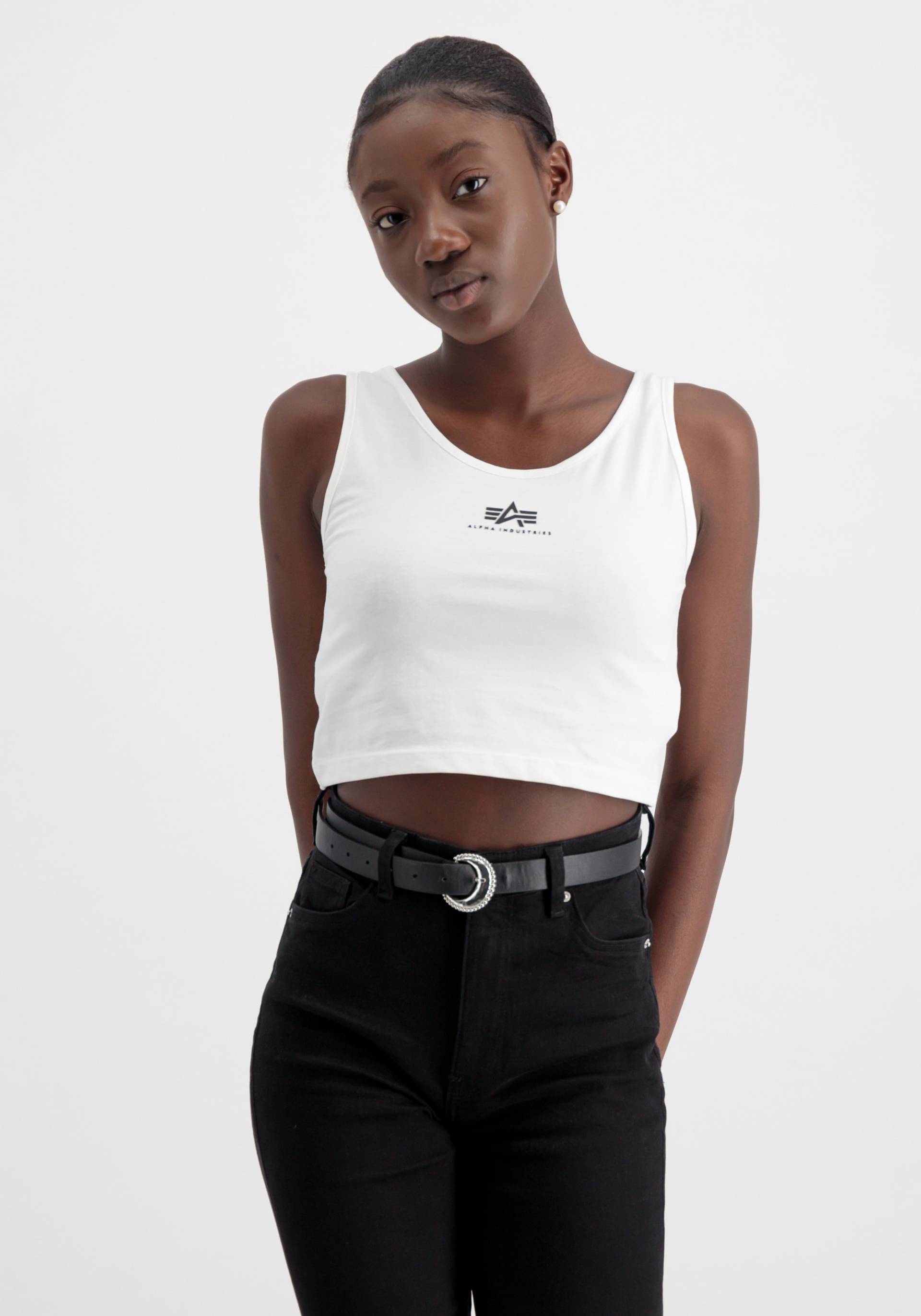 Alpha Industries Muskelshirt »Alpha Industries Women - Tanks Basic Crop-Tank SL Women« von Alpha Industries