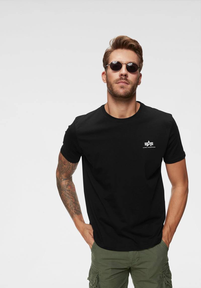 Alpha Industries Rundhalsshirt »BASIC T SMALL LOGO« von Alpha Industries