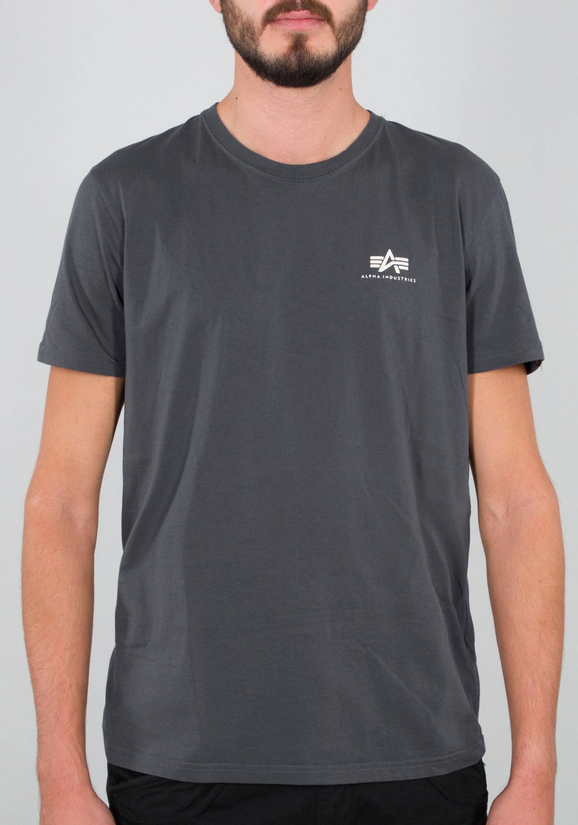 Alpha Industries Rundhalsshirt »BASIC T SMALL LOGO« Alpha Industries Rundhalsshirt »BASIC T SMALL LOGO« von Alpha Industries