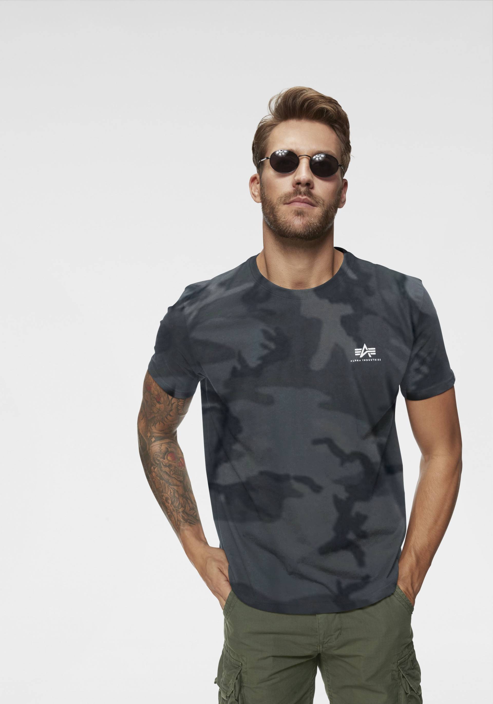 Alpha Industries Rundhalsshirt »BASIC T SMALL LOGO« von Alpha Industries