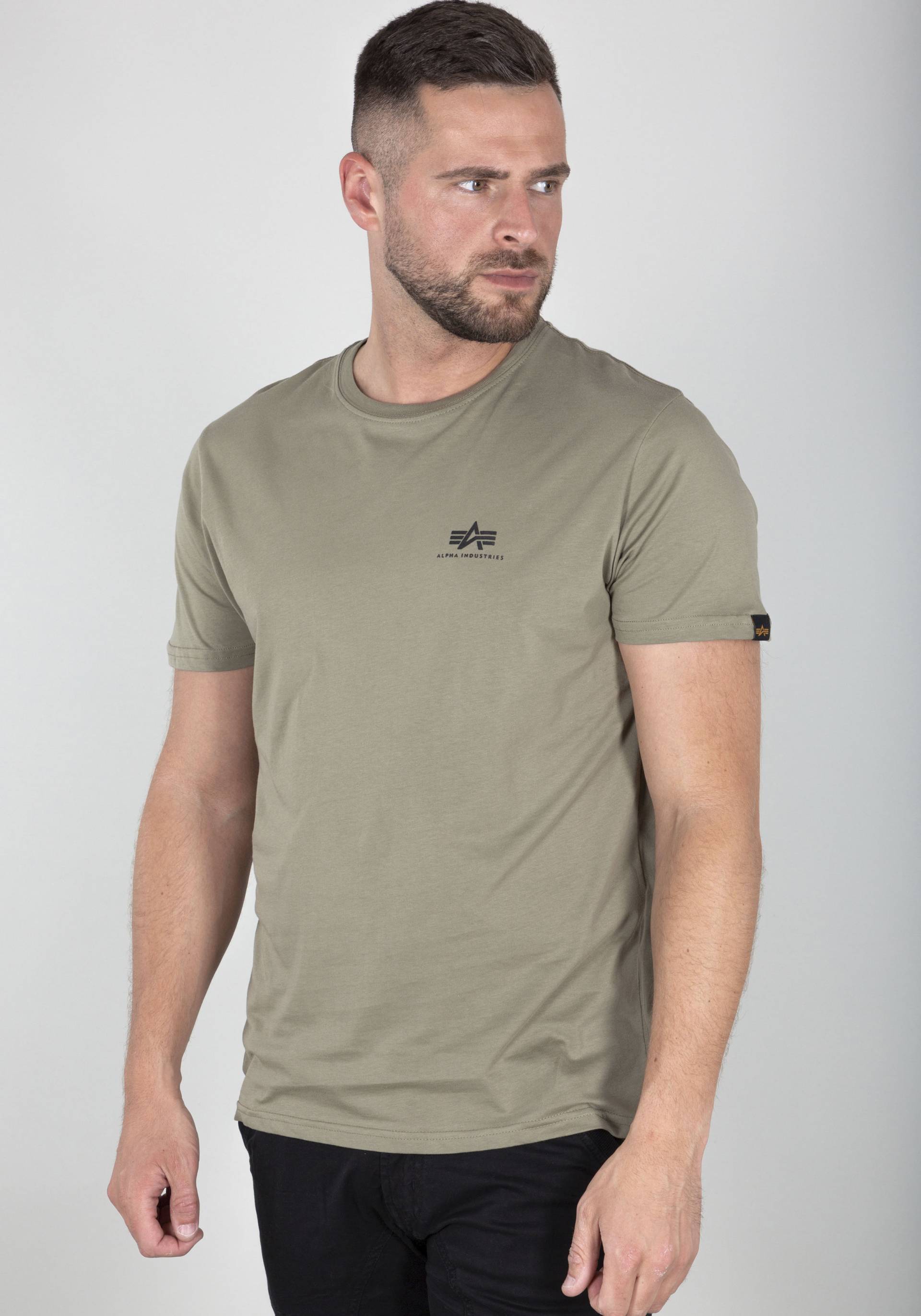 Alpha Industries Rundhalsshirt »BASIC T SMALL LOGO« Alpha Industries Rundhalsshirt »BASIC T SMALL LOGO« von Alpha Industries