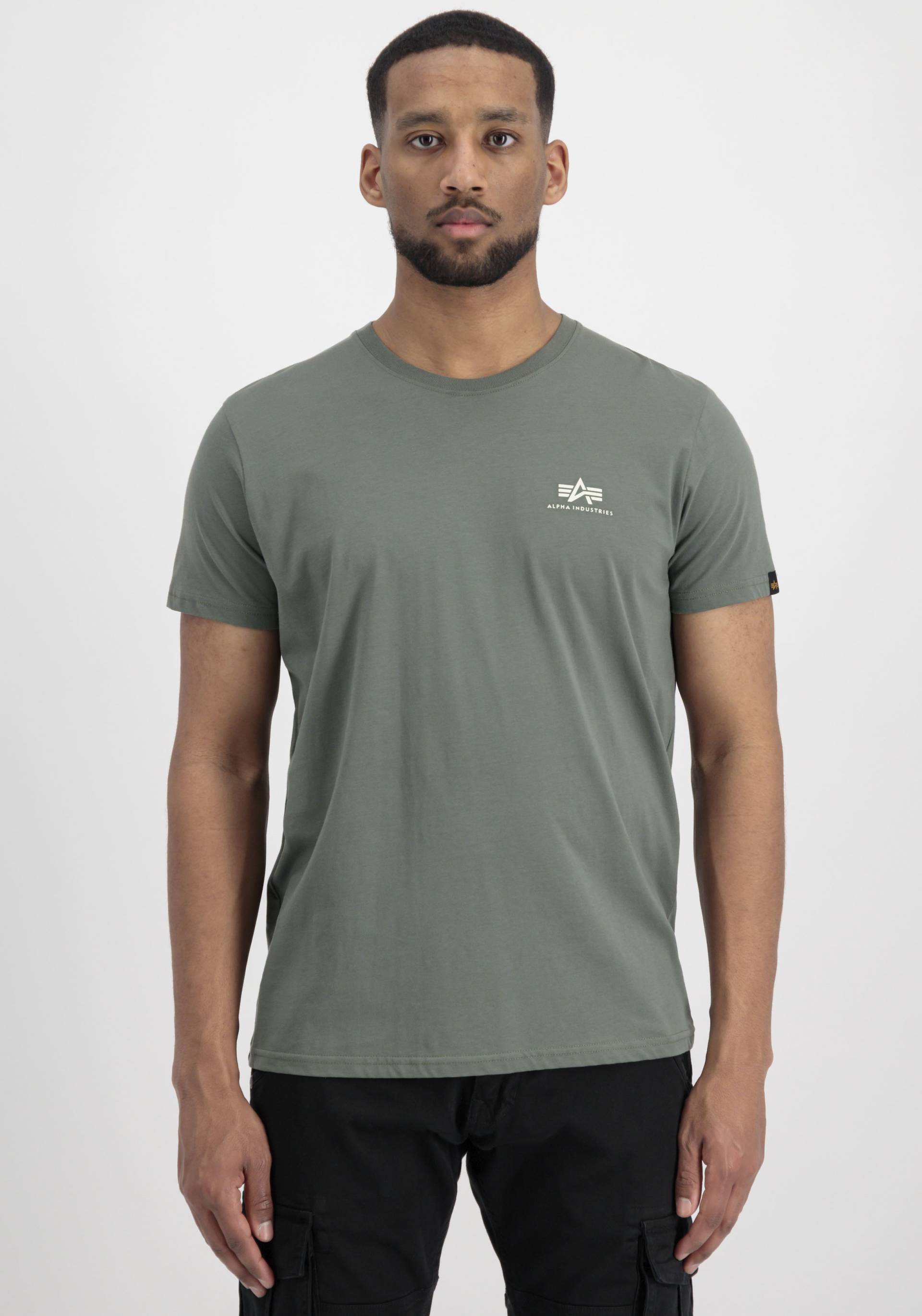 Alpha Industries Rundhalsshirt »BASIC T SMALL LOGO« Alpha Industries Rundhalsshirt »BASIC T SMALL LOGO« von Alpha Industries