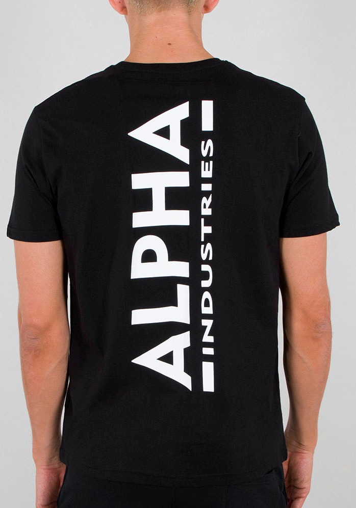 Alpha Industries Rundhalsshirt »Backprint T« von Alpha Industries