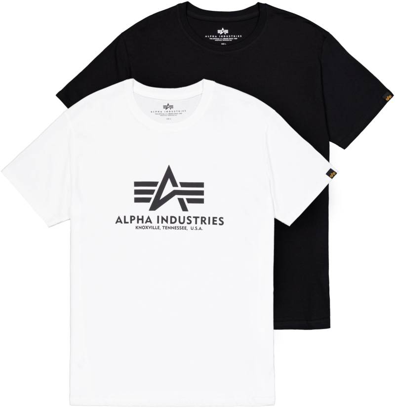 Alpha Industries Rundhalsshirt »Basic T 2 Pack« von Alpha Industries