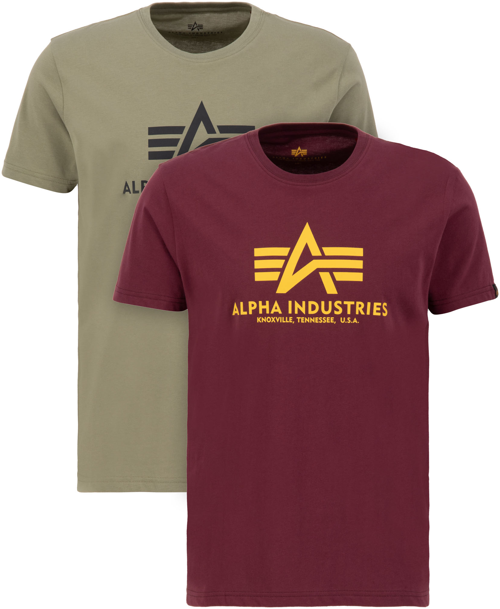 Alpha Industries Rundhalsshirt »Basic T 2 Pack« Alpha Industries Rundhalsshirt »Basic T 2 Pack« von Alpha Industries