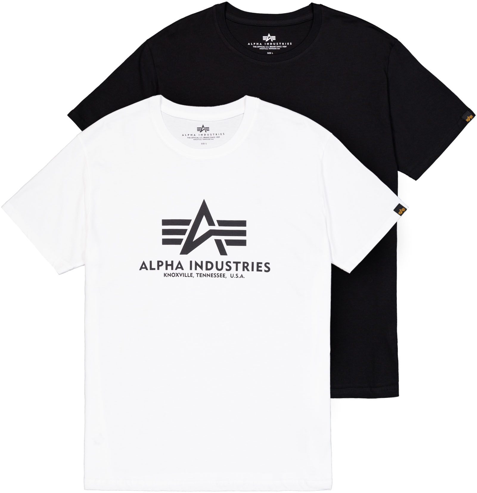 Alpha Industries Rundhalsshirt »Basic T 2 Pack« Alpha Industries Rundhalsshirt »Basic T 2 Pack« von Alpha Industries
