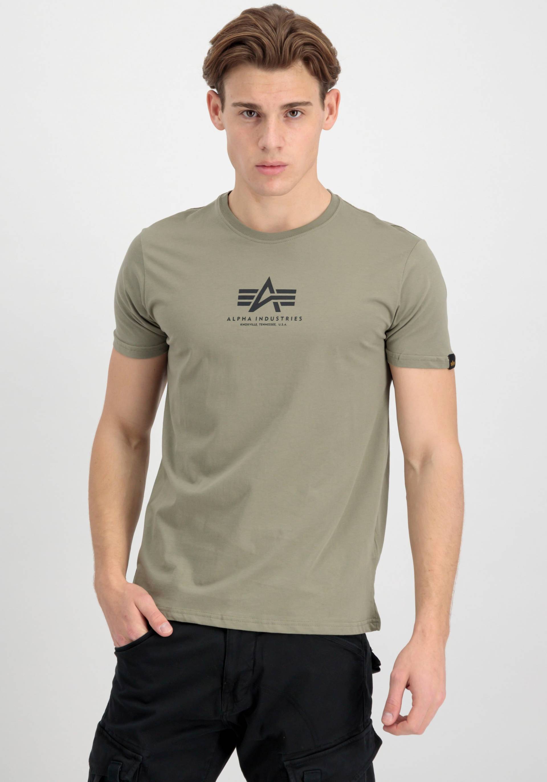 Alpha Industries Rundhalsshirt »Basic T ML« von Alpha Industries