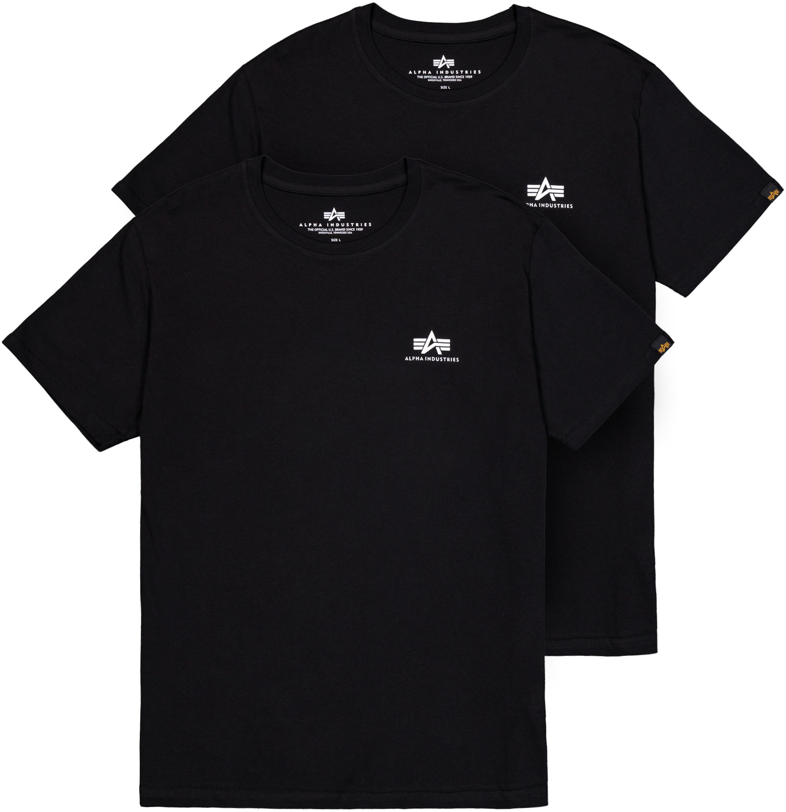 Alpha Industries Rundhalsshirt »Basic T Small Logo 2 Pack« von Alpha Industries