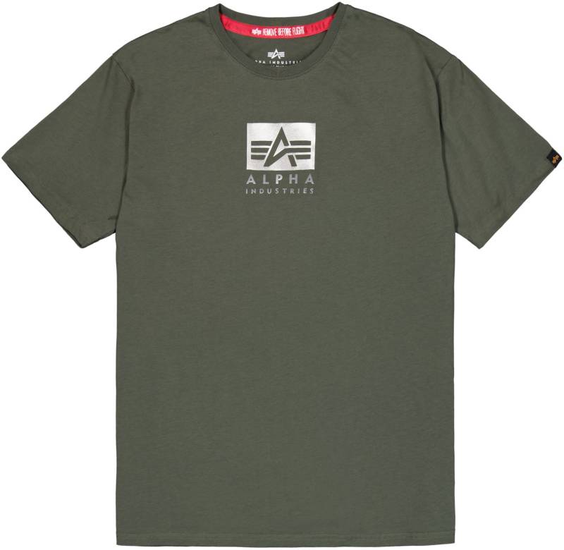 Alpha Industries Rundhalsshirt »Satin Logo T« von Alpha Industries