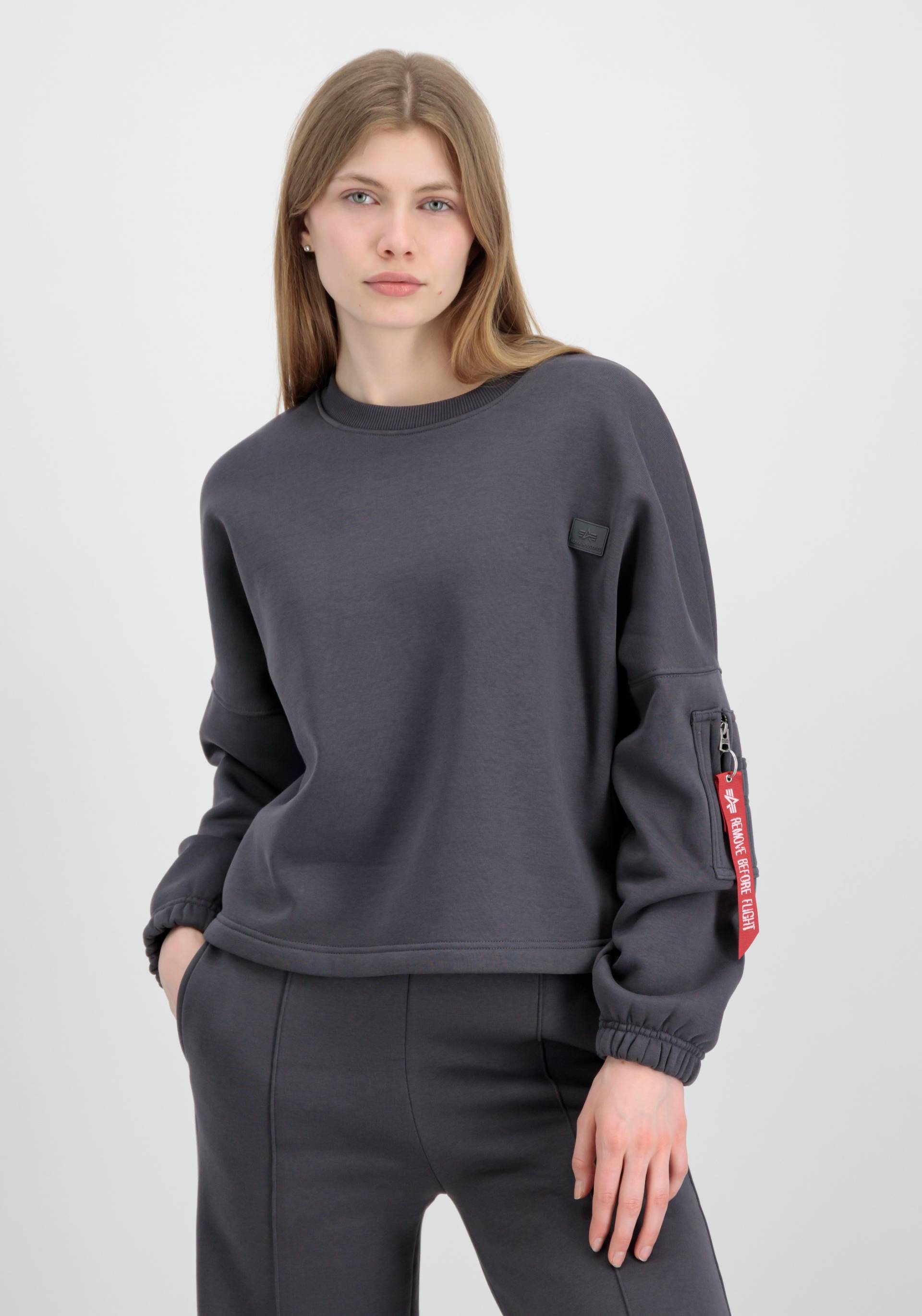 Alpha Industries Sweater »Alpha Industries Women - Sweatshirts X-Fit Label OS Sweater Wmn« von Alpha Industries