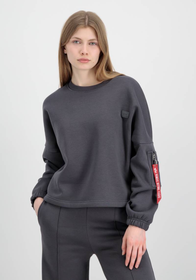 Alpha Industries Sweater »Alpha Industries Women - Sweatshirts X-Fit Label OS Sweater Wmn« von Alpha Industries