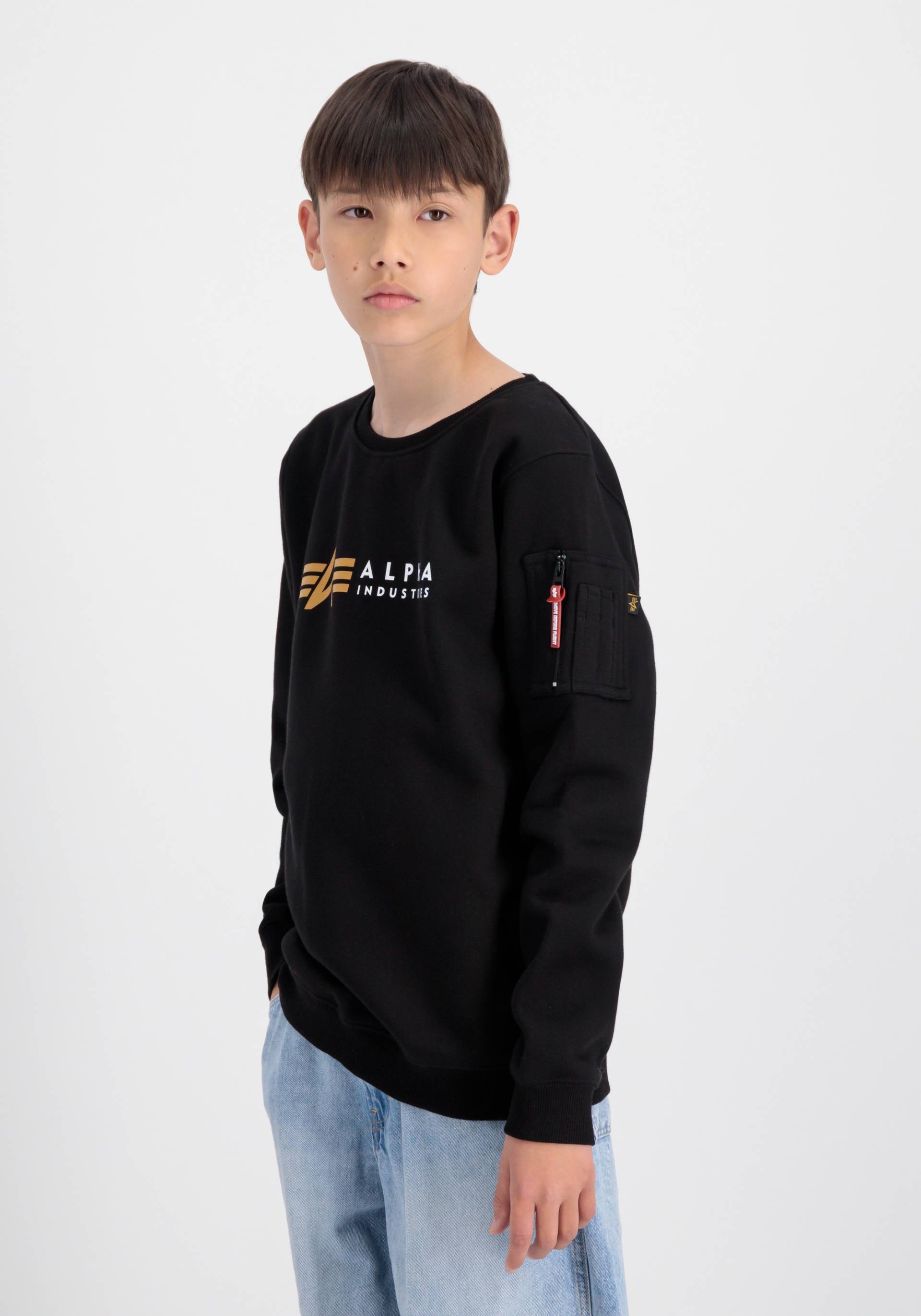 Alpha Industries Sweater »Alpha Industries Kids - Sweatshirts Alpha Label Sweater Kids« von Alpha Industries