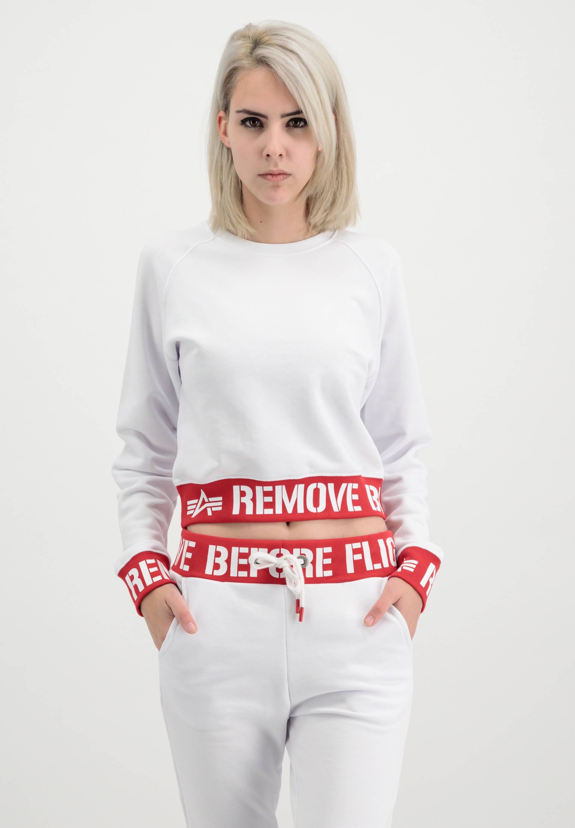 Alpha Industries Sweater »Alpha Industries Women - Sweatshirts RBF Cropped Sweater Wmn« von Alpha Industries