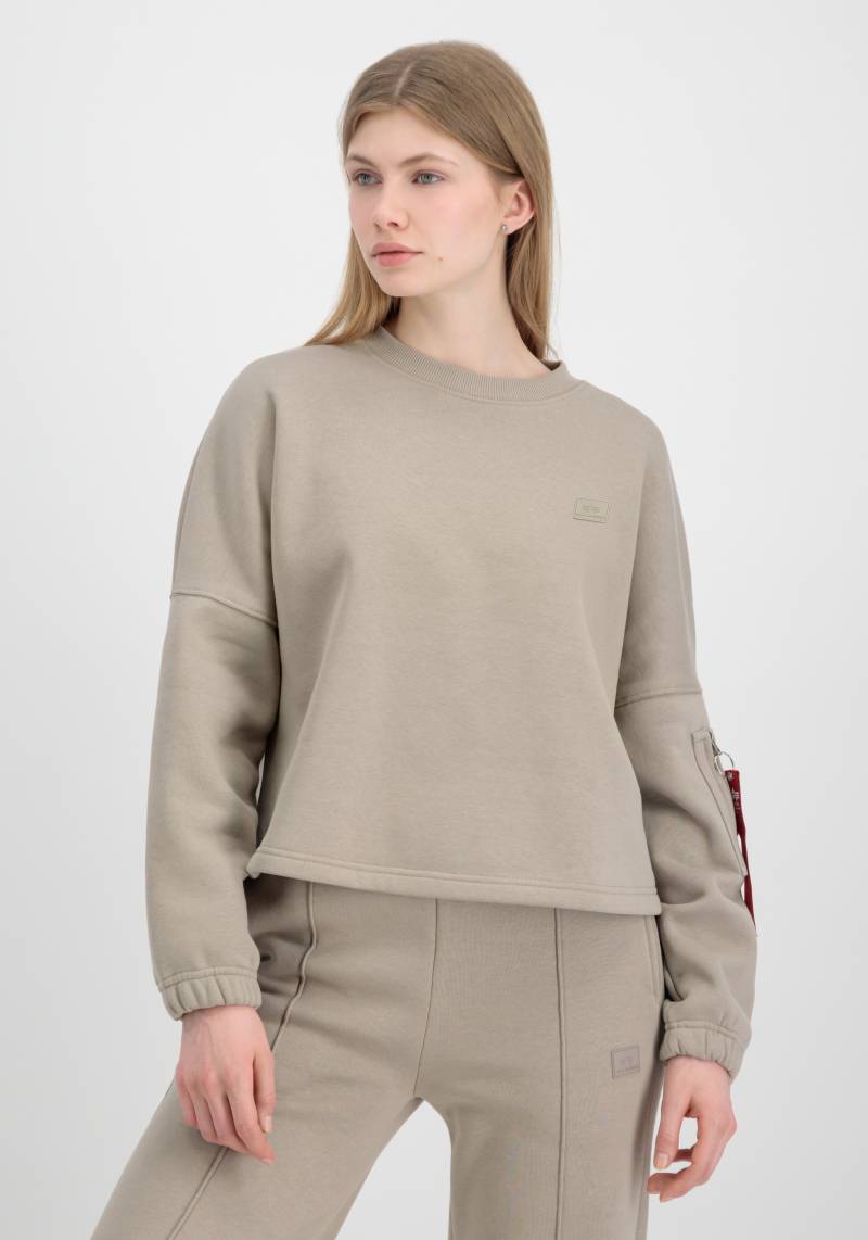 Alpha Industries Sweater »Alpha Industries Women - Sweatshirts X-Fit Label OS Sweater« von Alpha Industries