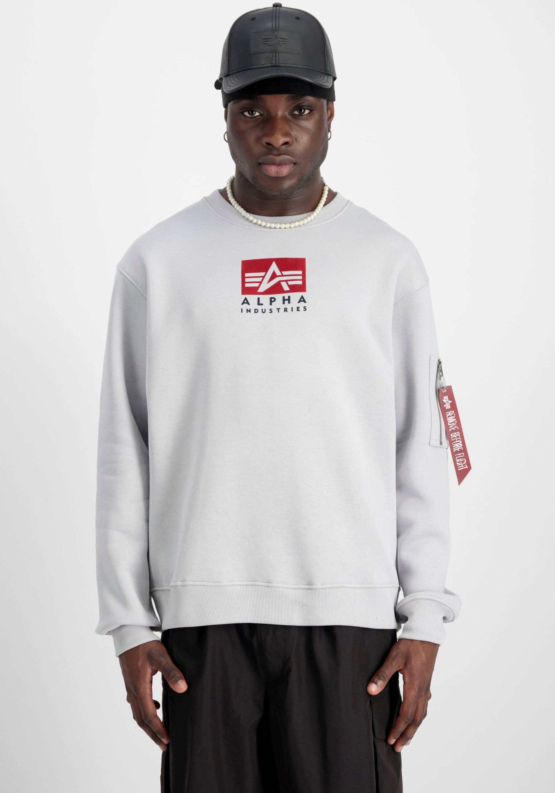 Alpha Industries Sweatshirt »Satin Logo Sweater« von Alpha Industries