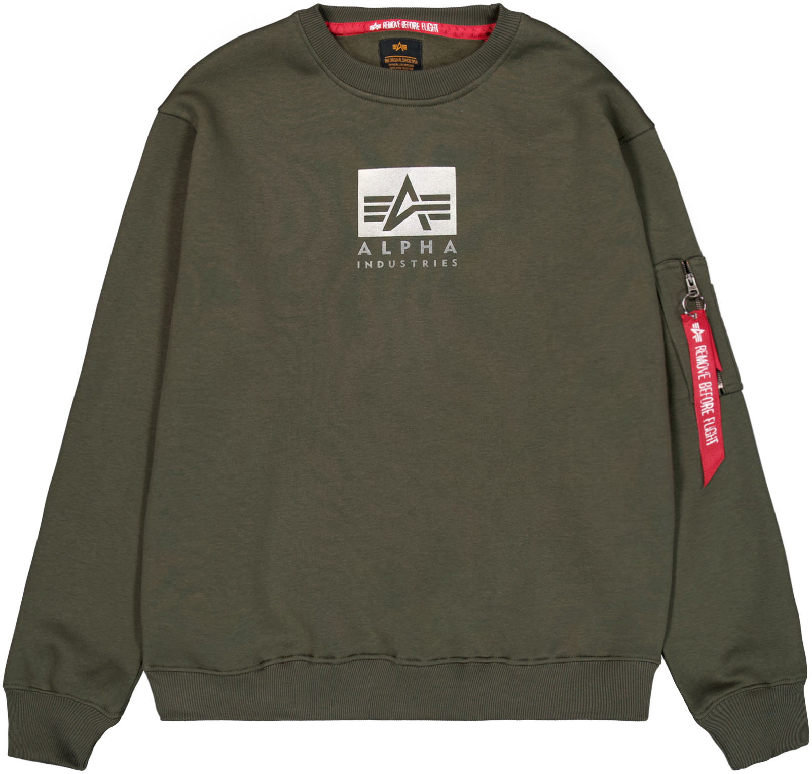 Alpha Industries Sweatshirt »Satin Logo Sweater« von Alpha Industries