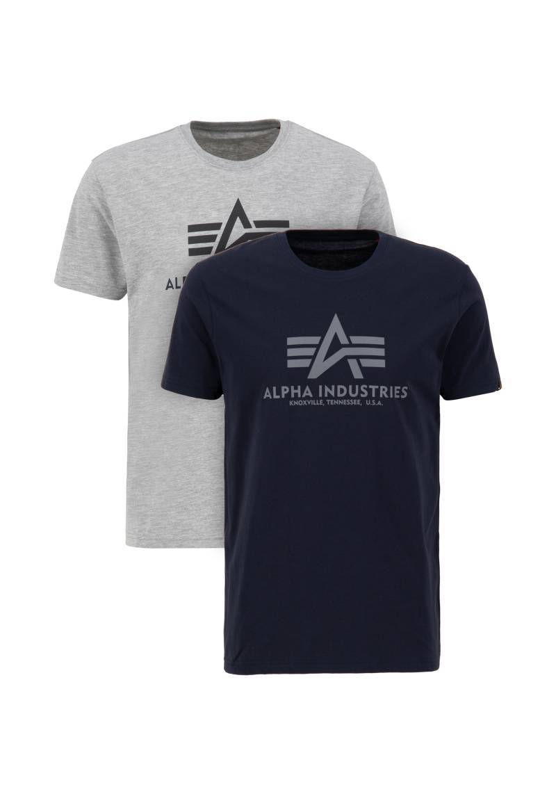 Alpha Industries T-Shirt »Alpha Industries Men - T-Shirts Basic T 2 Pack« von Alpha Industries