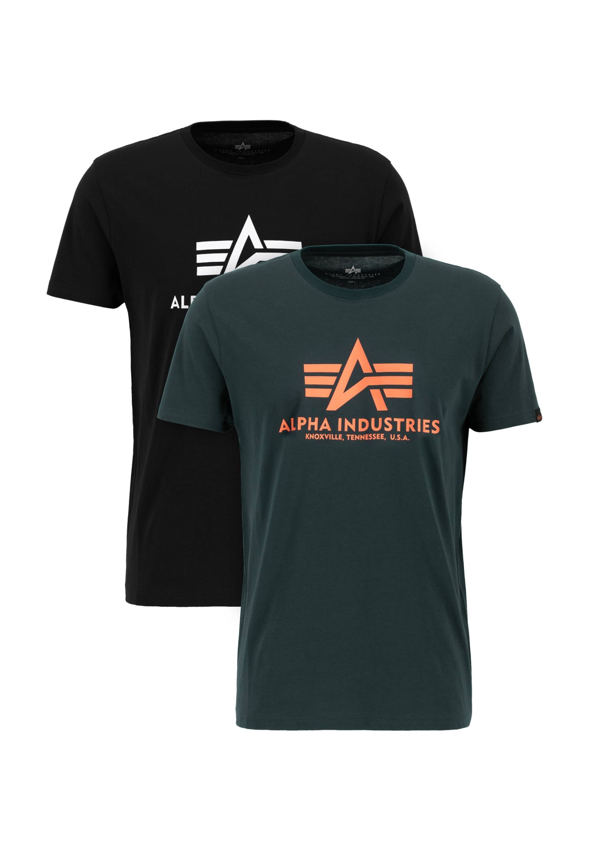 Alpha Industries T-Shirt »Alpha Industries Men - T-Shirts Basic T 2 Pack« von Alpha Industries