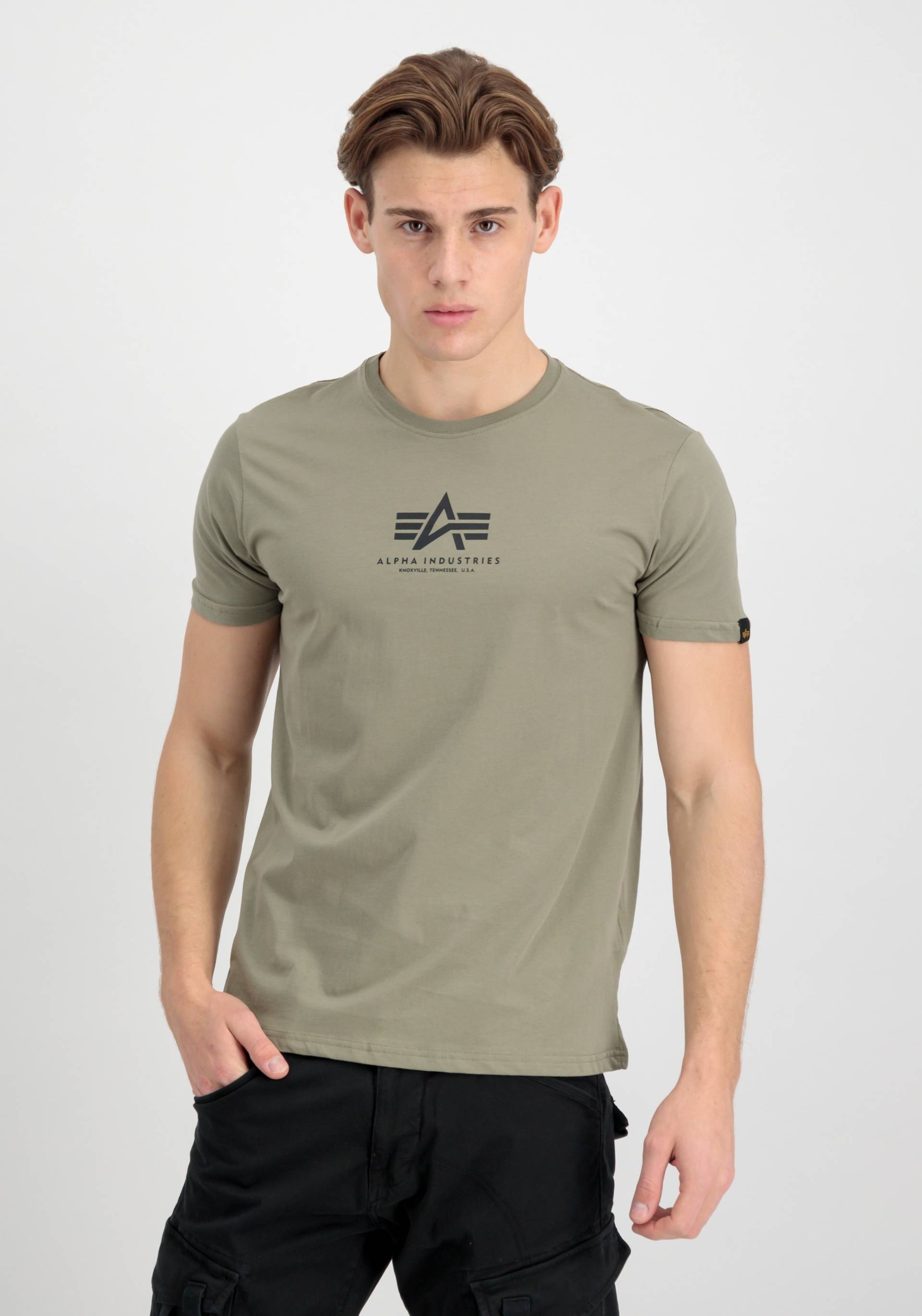 Alpha Industries T-Shirt »Alpha Industries Men - T-Shirts Basic T Mid Logo« Alpha Industries T-Shirt »Alpha Industries Men - T-Shirts Basic T Mid Logo« von Alpha Industries