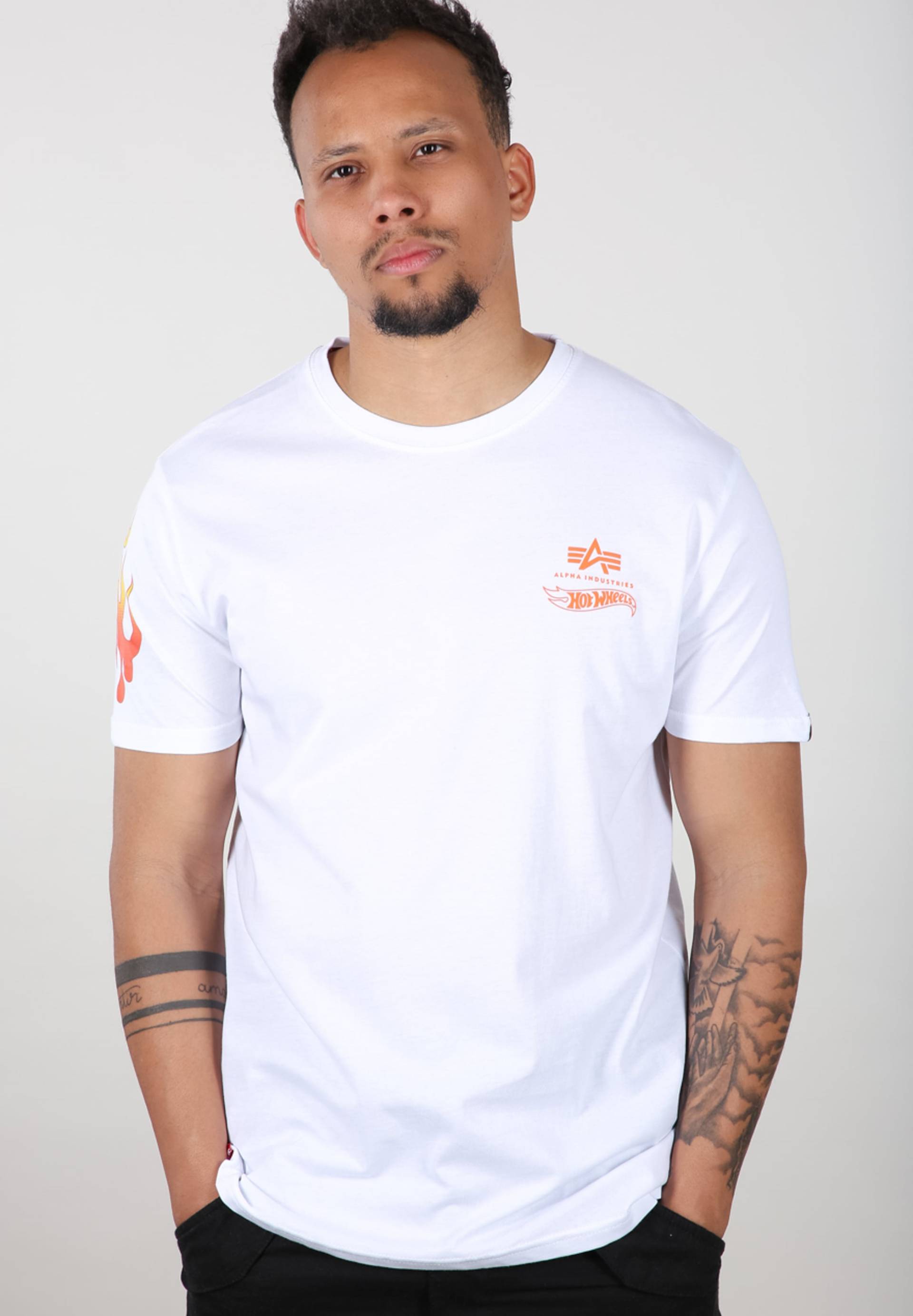 Alpha Industries T-Shirt »Alpha Industries Men - T-Shirts Flame T« von Alpha Industries