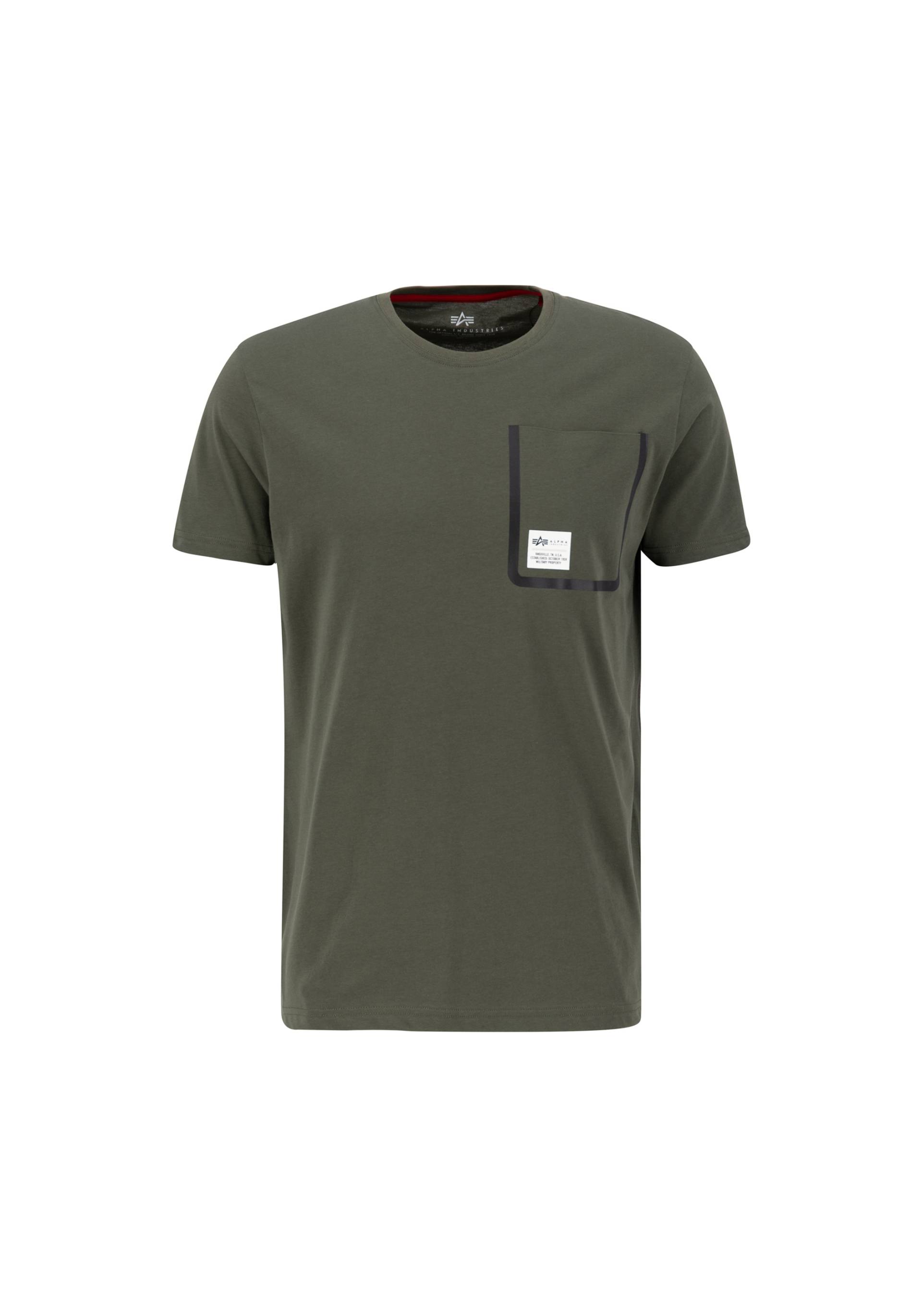 Alpha Industries T-Shirt »Alpha Industries Men - T-Shirts Label Pocket T« von Alpha Industries