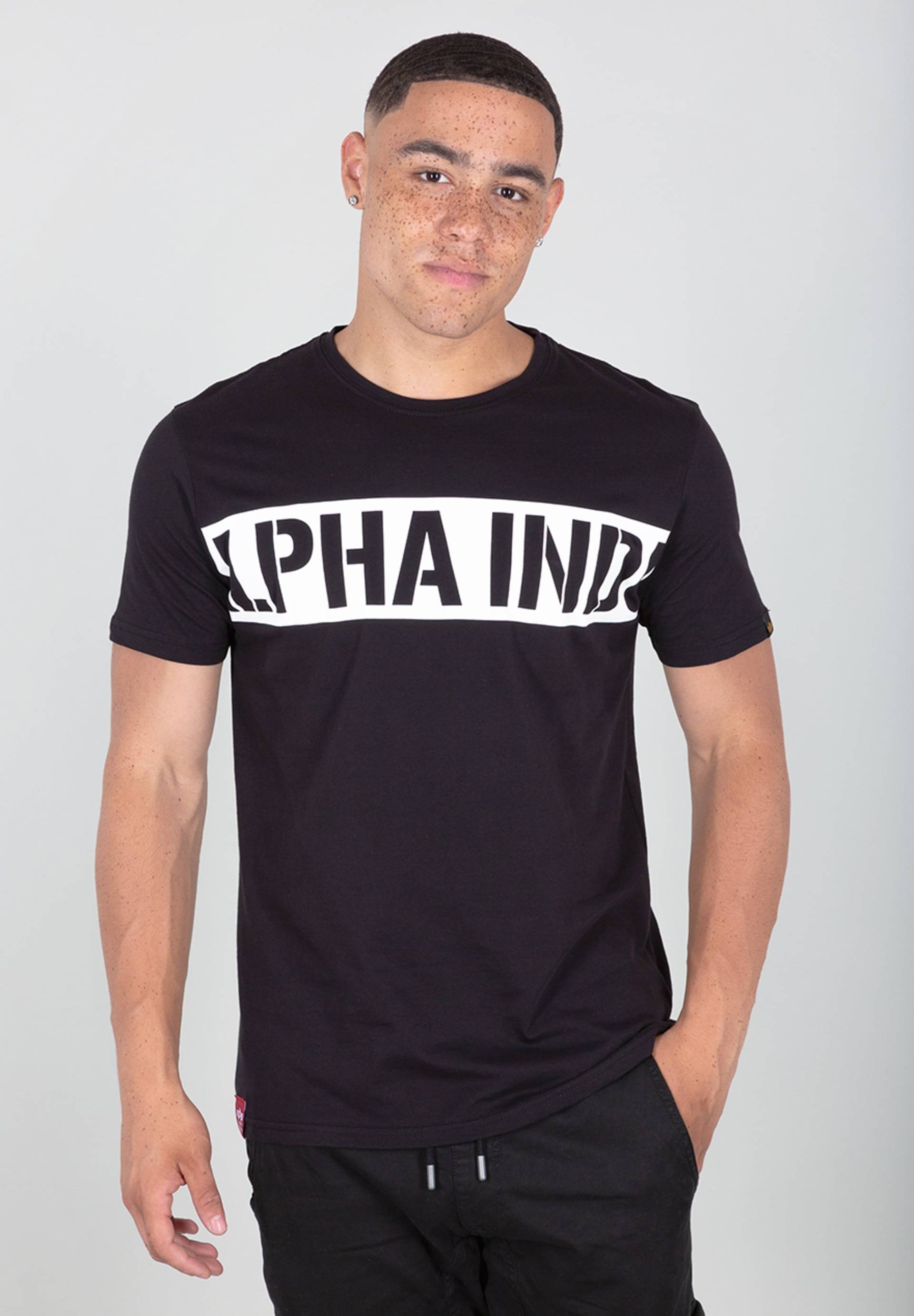 Alpha Industries T-Shirt »Alpha Industries Men - T-Shirts Printed Stripe T« von Alpha Industries