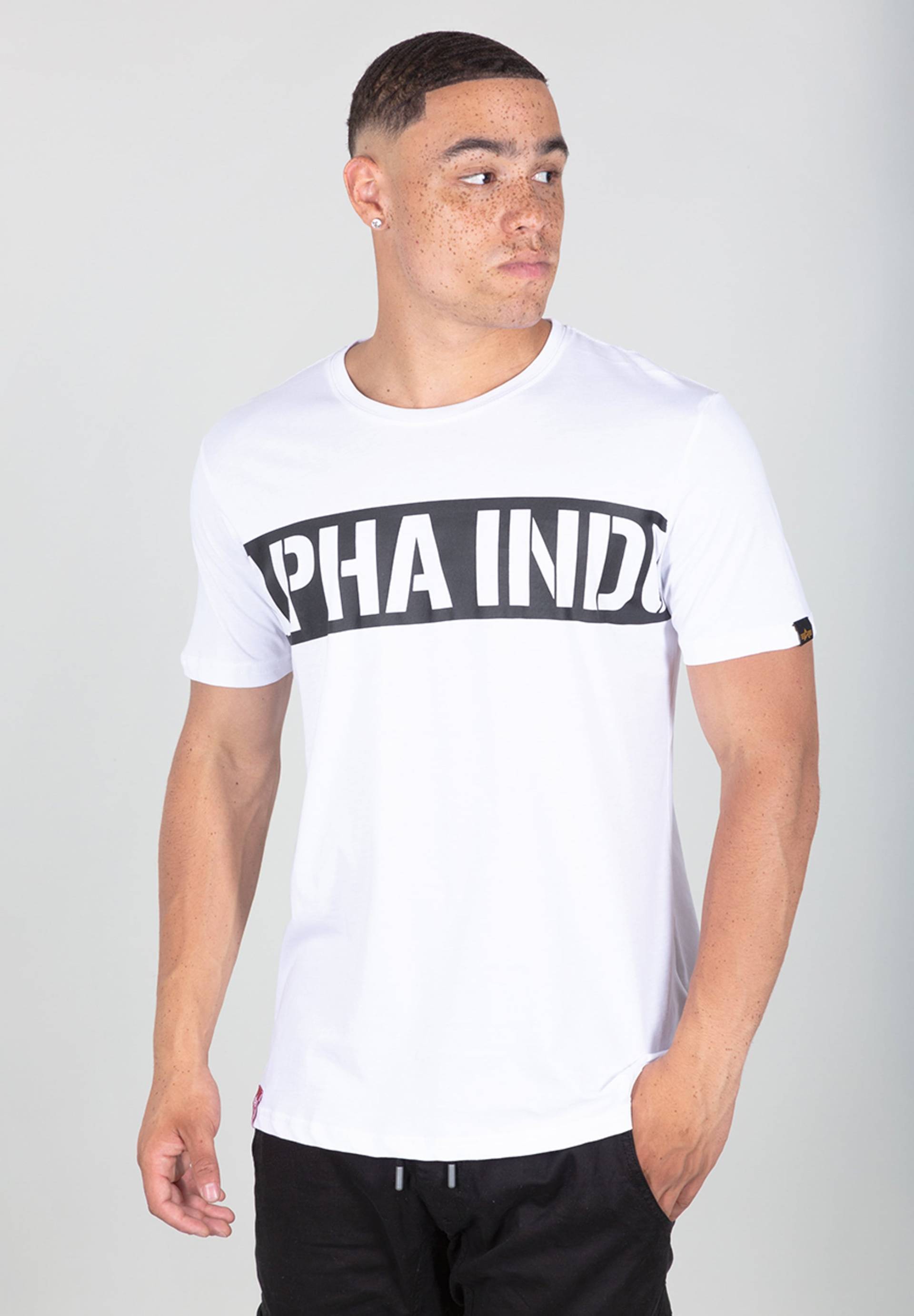 Alpha Industries T-Shirt »Alpha Industries Men - T-Shirts Printed Stripe T« von Alpha Industries