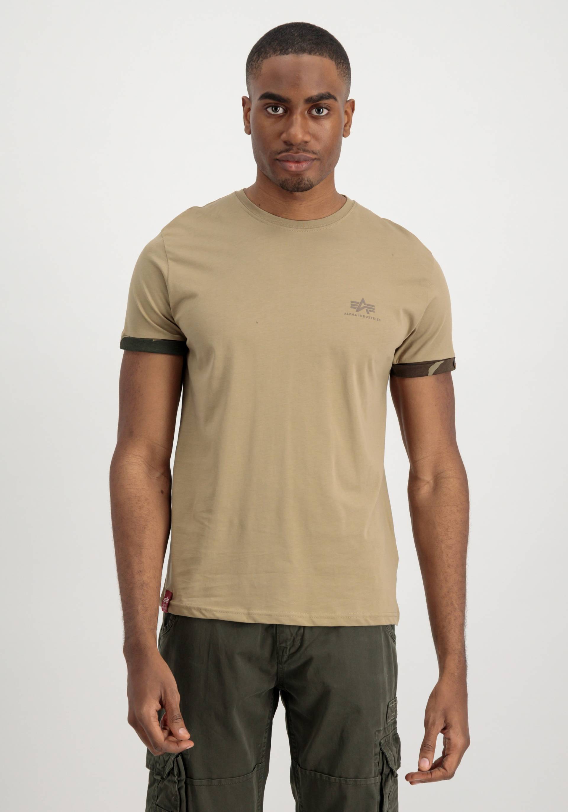 Alpha Industries T-Shirt »Alpha Industries Men - T-Shirts Roll-Up Sleeve T-Shirt« von Alpha Industries