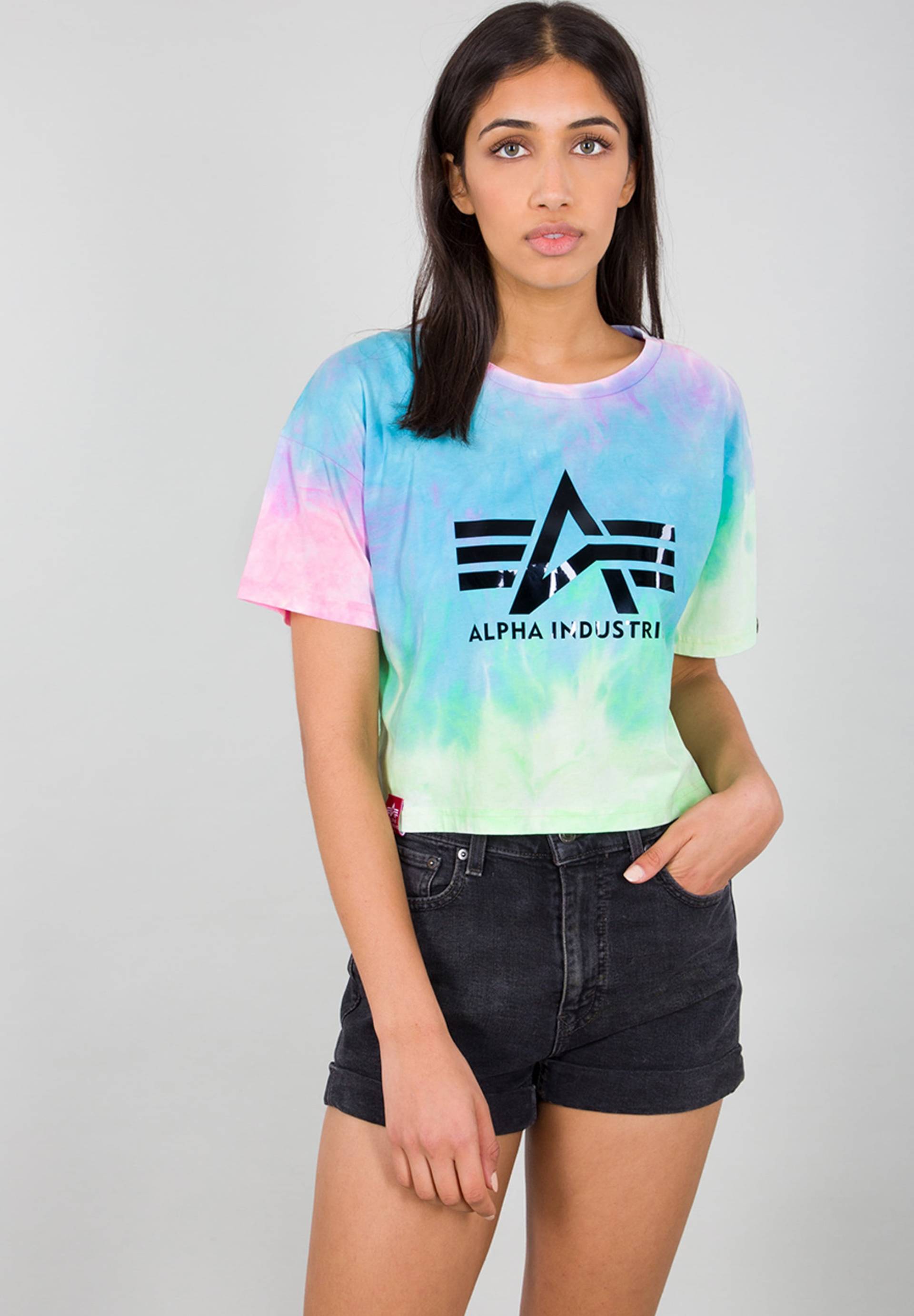 Alpha Industries T-Shirt »Alpha Industries Women - T-Shirts Big A Batik T Wmn« von Alpha Industries