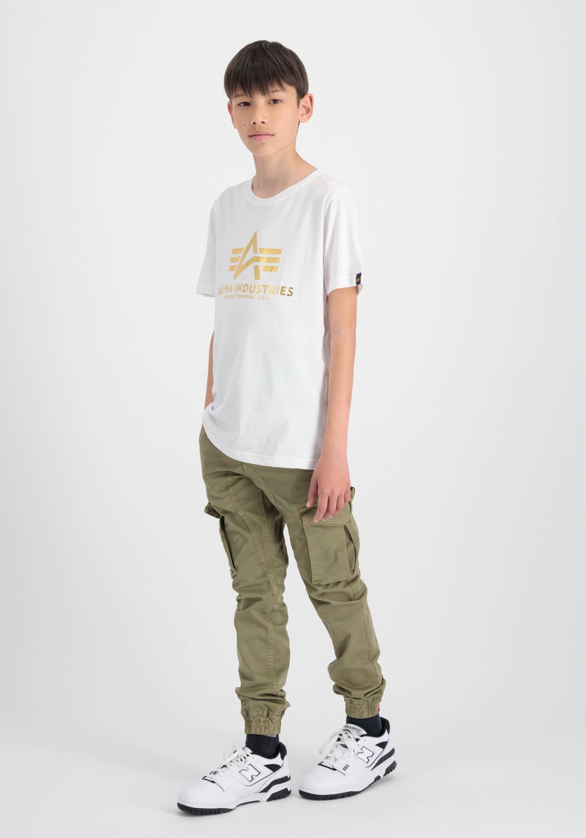 Alpha Industries T-Shirt »Alpha Industries Kids - T-Shirts Basic T Foil Print Kids/Teens« von Alpha Industries