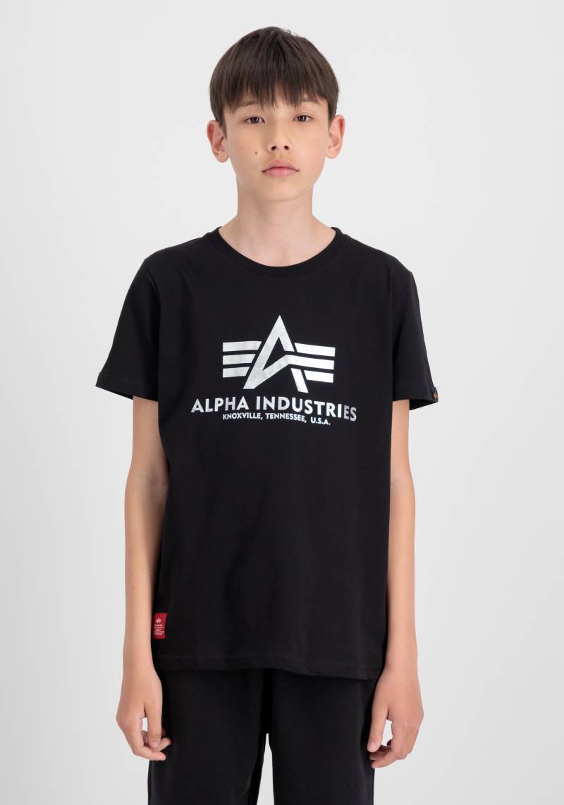 Alpha Industries T-Shirt »Alpha Industries Kids - T-Shirts Basic T Foil Print Kids/Teens« von Alpha Industries