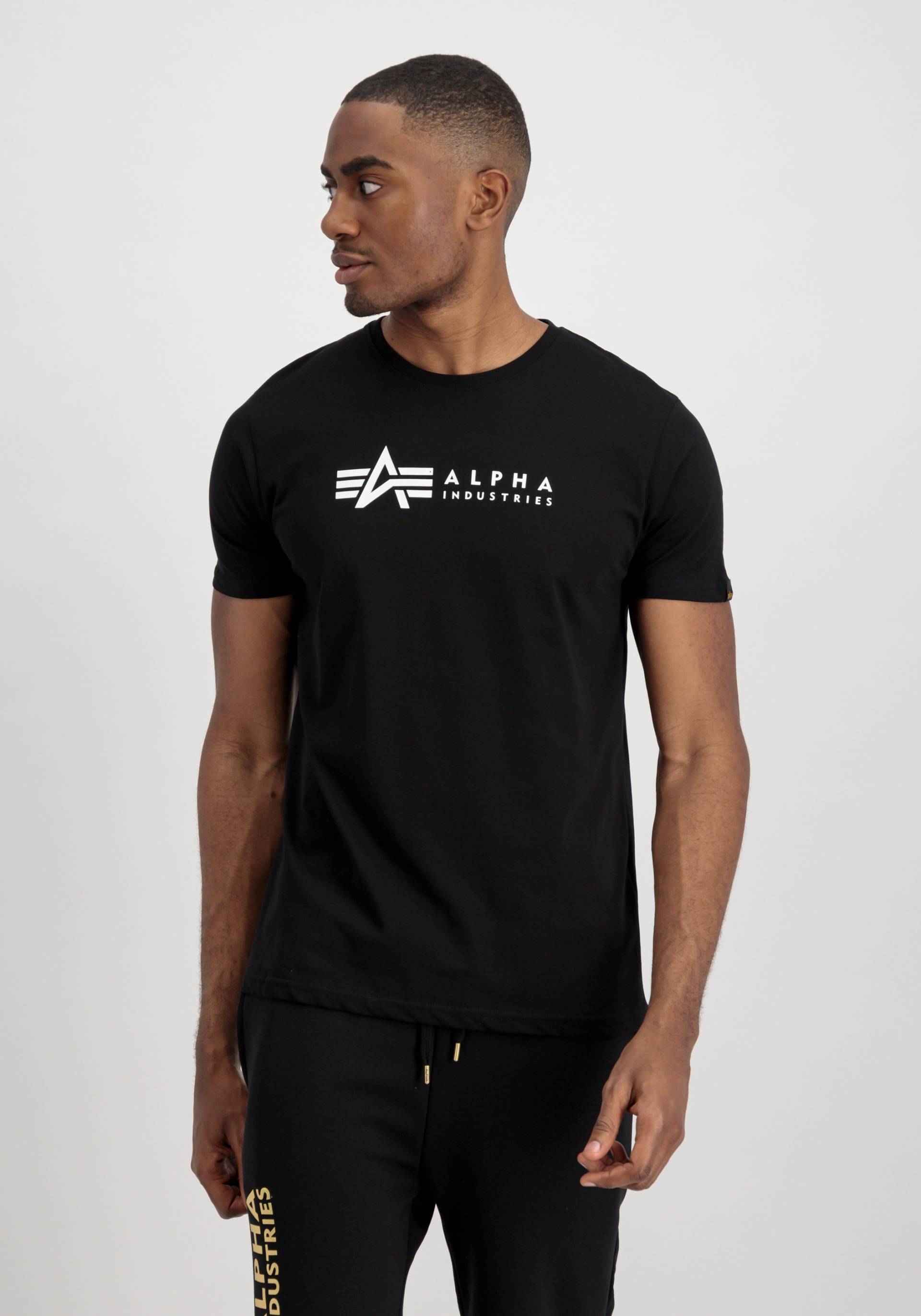 Alpha Industries T-Shirt »Alpha Industries Men - T-Shirts Alpha Label T 2 Pack« von Alpha Industries