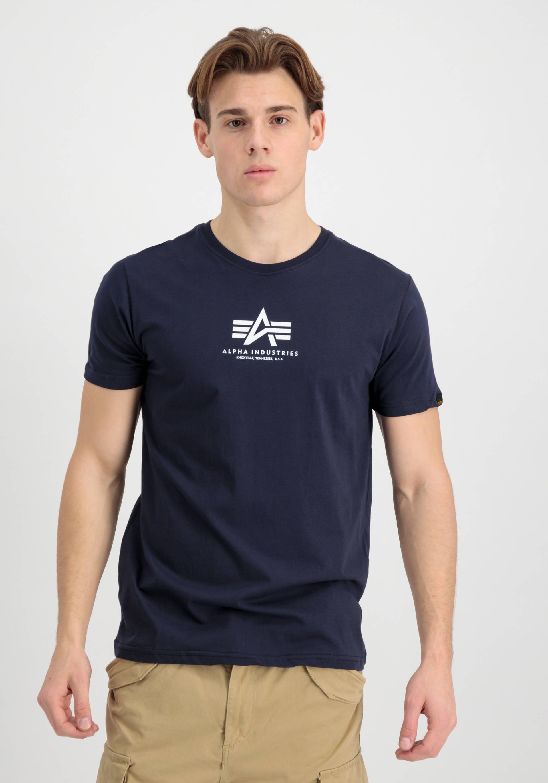 Alpha Industries T-Shirt »Alpha Industries Men - T-Shirts Basic T Mid Logo« von Alpha Industries