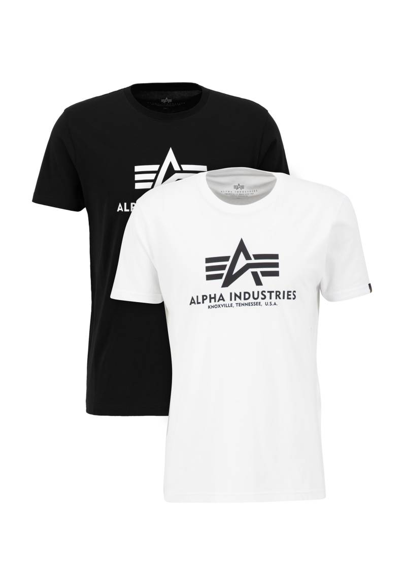 Alpha Industries T-Shirt »Alpha Industries Men - T-Shirts Basic T-Shirt 2 Pack« von Alpha Industries