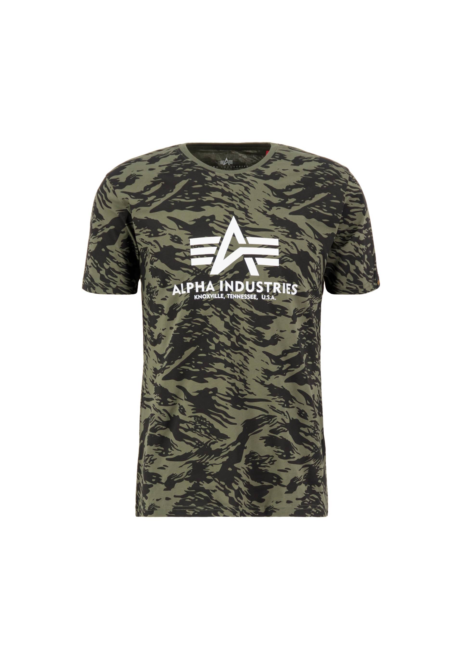 Alpha Industries T-Shirt »Alpha Industries Men - T-Shirts Basic T-Shirt Camo« von Alpha Industries