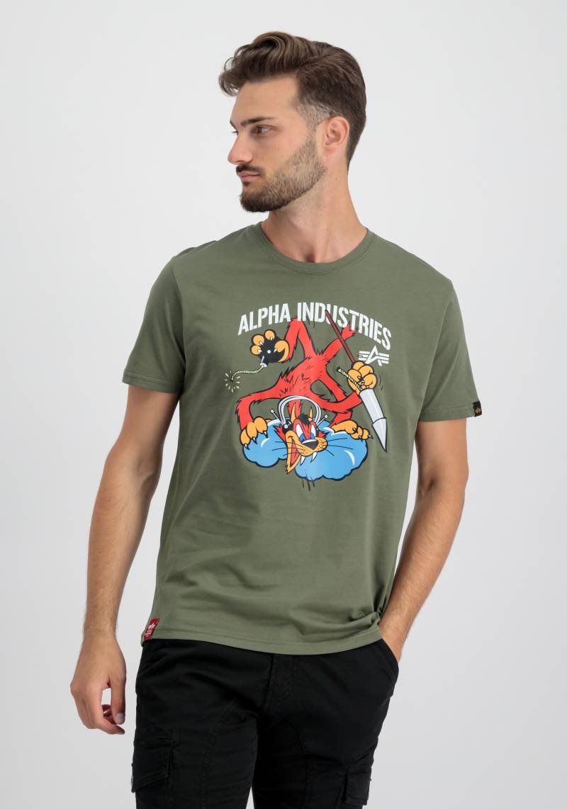 Alpha Industries T-Shirt »Alpha Industries Men - T-Shirts Fighter Squadron T-Shirt« von Alpha Industries