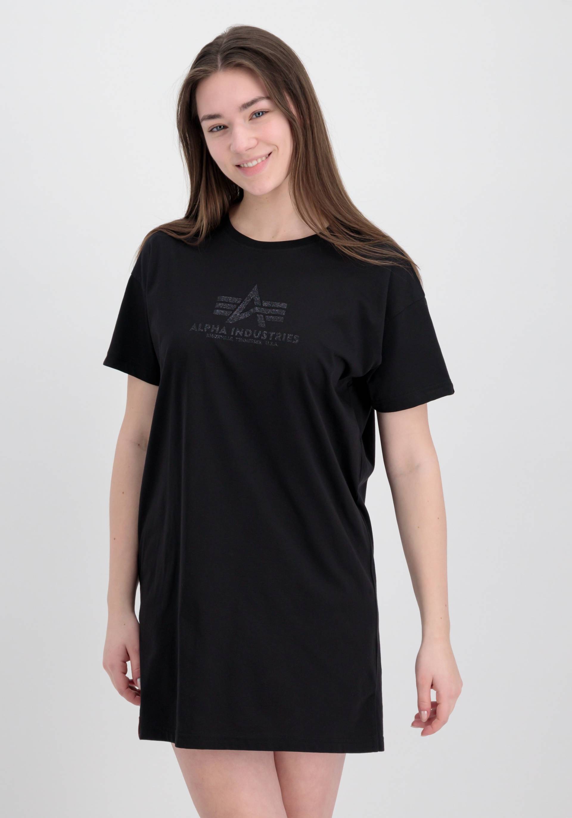 Alpha Industries T-Shirt »Alpha Industries Women - T-Shirts Basic T Long Glitter Women« von Alpha Industries