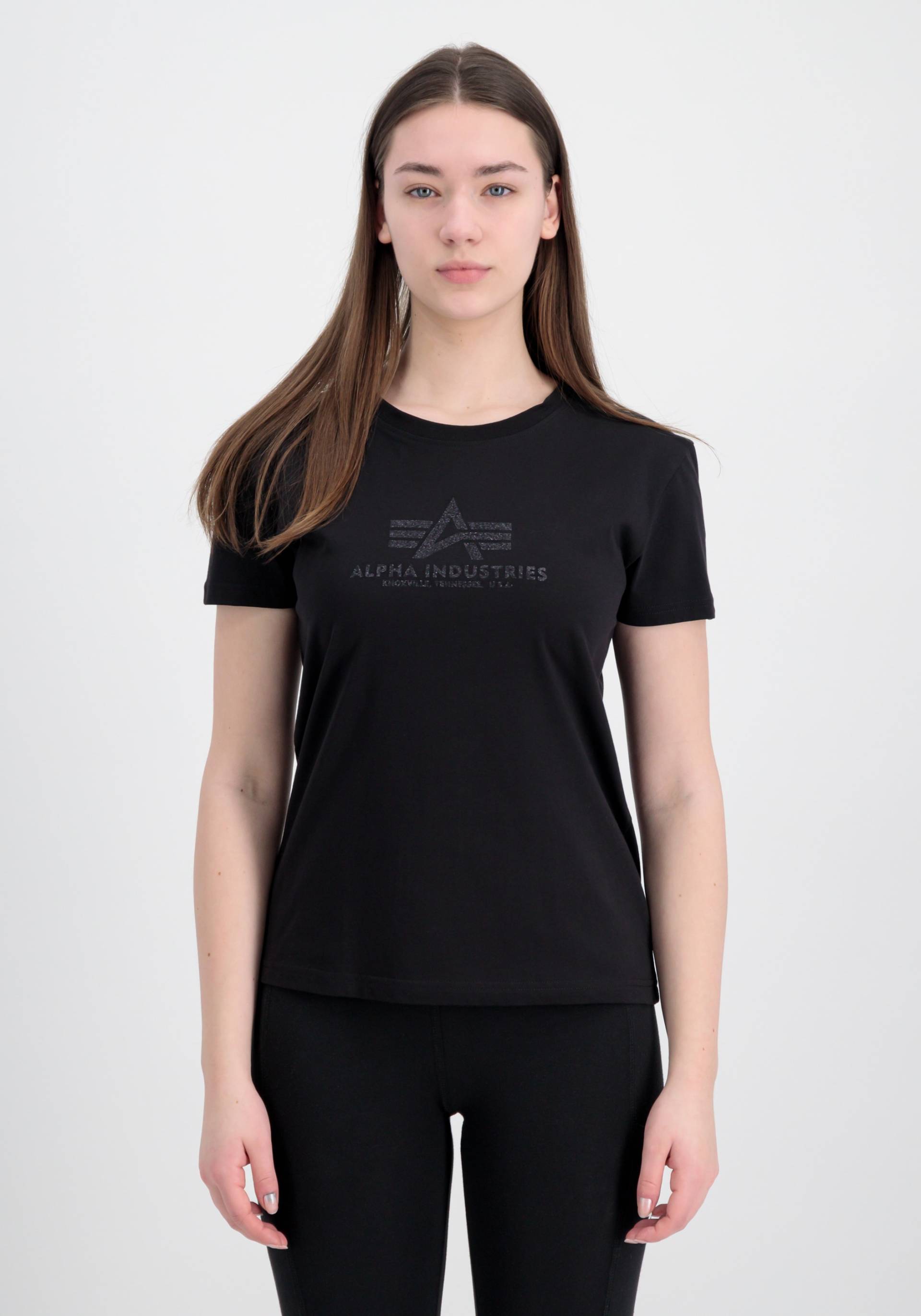 Alpha Industries T-Shirt »Alpha Industries Women - T-Shirts New Basic T Glitter Women« von Alpha Industries