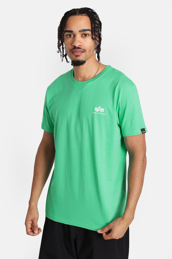 Alpha Industries T-Shirt | Atomic Green | Herren  | M von Alpha Industries