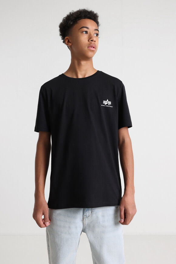 Alpha Industries T-Shirt | Black + White | Jungen  | 12 von Alpha Industries