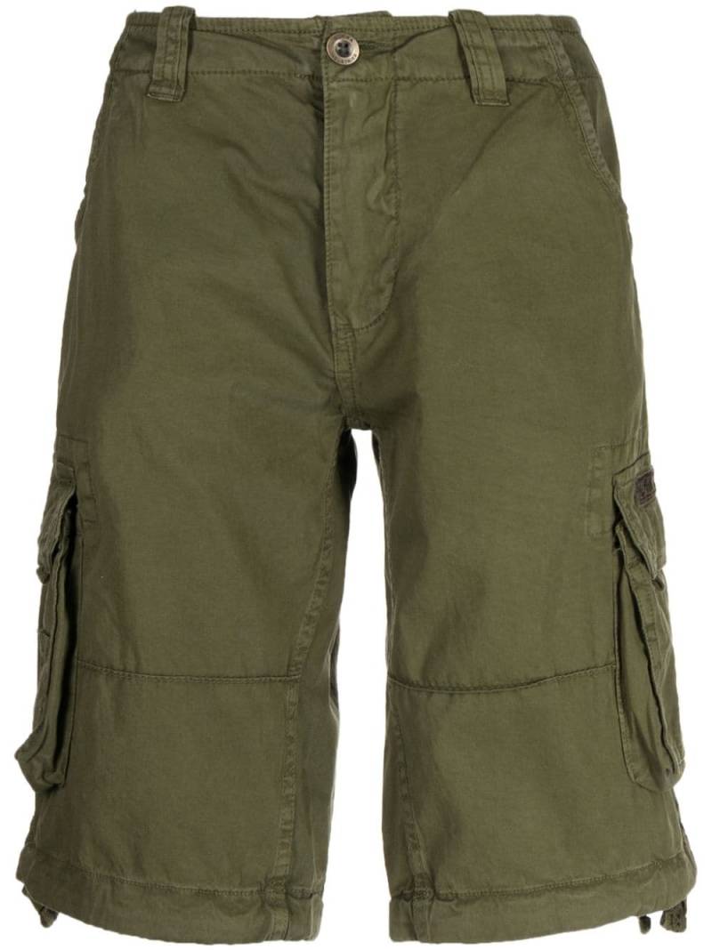 Alpha Industries cargo-style cotton shorts - Green von Alpha Industries
