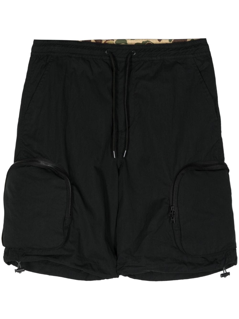 Alpha Industries drawstring cotton-blend shorts - Black von Alpha Industries